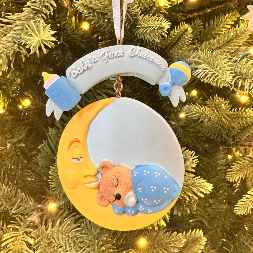 Personalized Ornament Baby Boy First Christmas